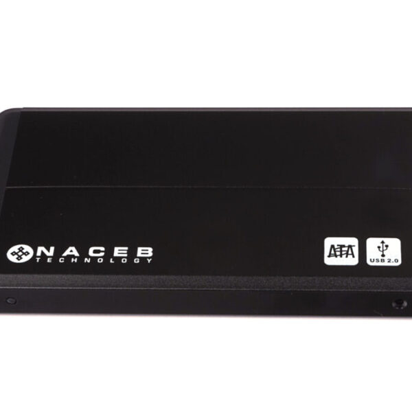 Gabinete para Disco Duro Naceb Technology NA-280 - 1 TB, USB 2.0, 2.5 pulgadas, Negro