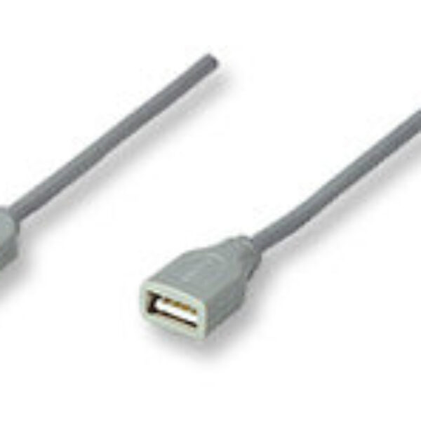 165211 Cable de Extensión USB - A Macho/ A Hembra, 1.8 m, Gris