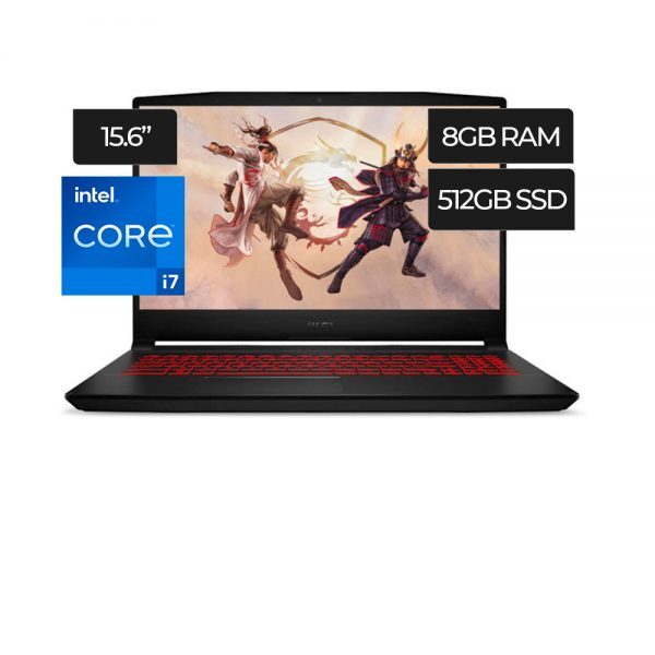Computadora Portátil MSI Sword 15 Gaming - Intel Core i7, 8 GB, 512 GB, RTX 3050 Ti, Windows 11 Home