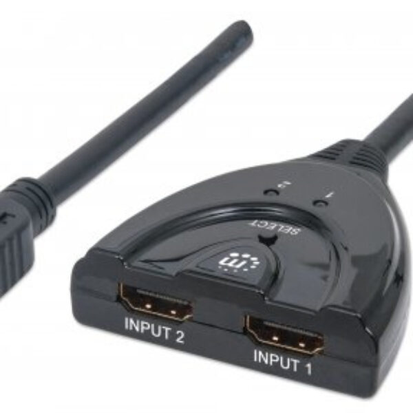Switch HDMI MANHATTAN - Negro, HDMI