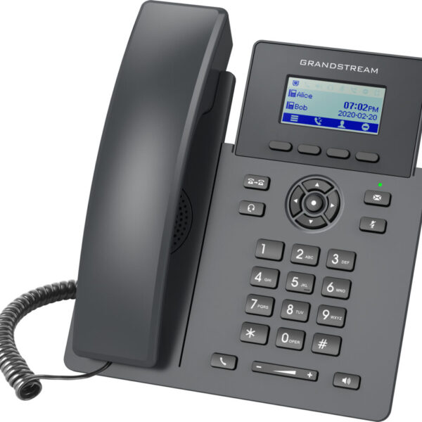 Teléfono IP Grandstream GRP2601 - Si, 2 líneas, Negro