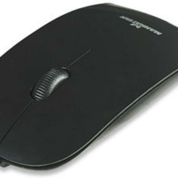 Mouse MANHATTAN - Negro, 3 botones, USB, Óptico, 1000 DPI