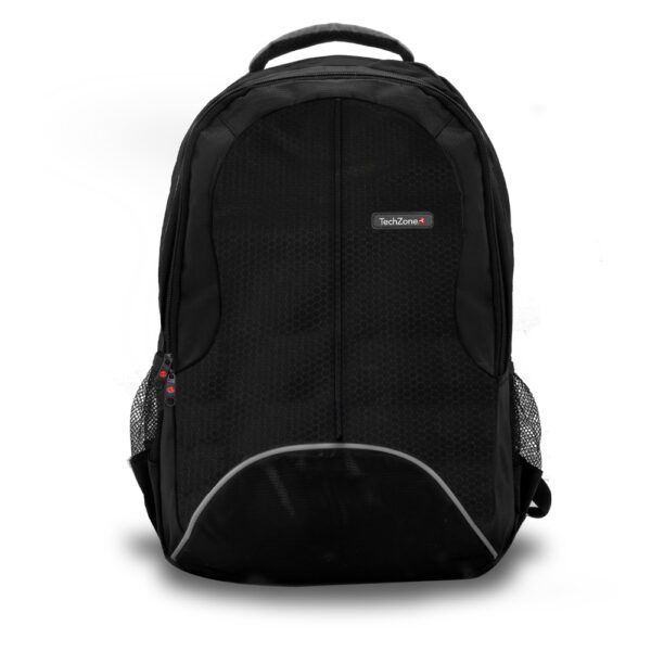 Backpack Eco Sport TechZone - de 15.6 pulgadas, múltiples compartimientos, costuras y asas reforzadas, garantía limitada de por vida.