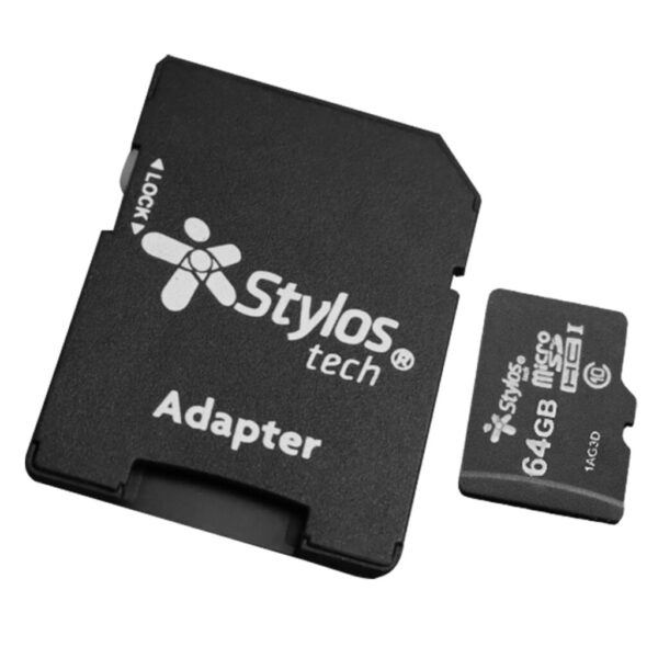 Memoria Micro SD 64GB STYLOS STMS641B. -