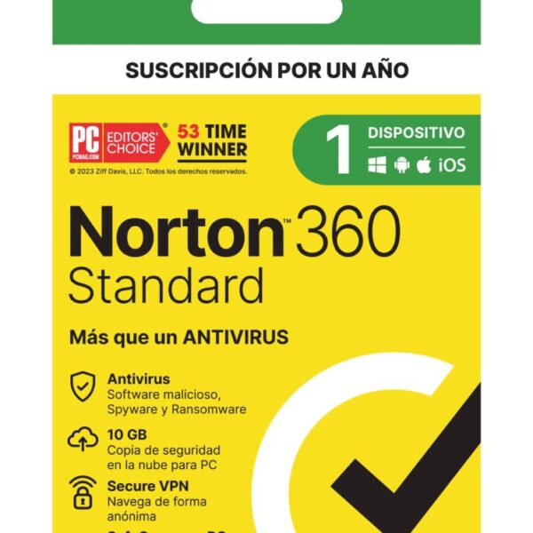 NORTON 360 STANDARD 1D 1A 21443411 -