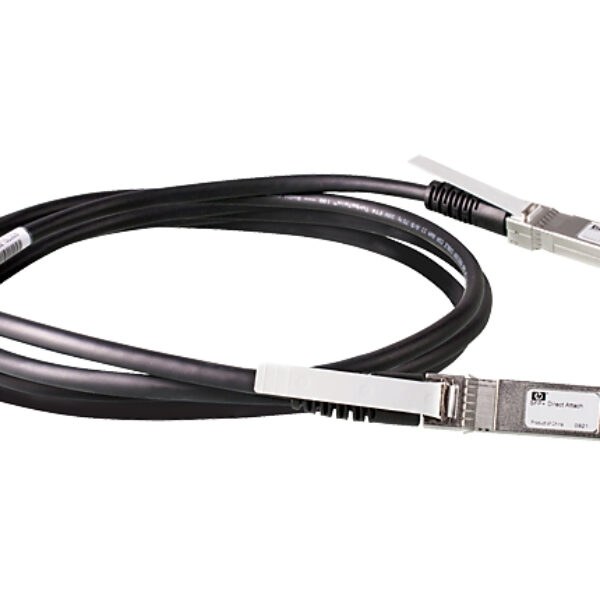 Cable de cobre de conex. directa HPE Aruba Networking 10G de SFP+ a SFP+ 3 m (J9283D) -