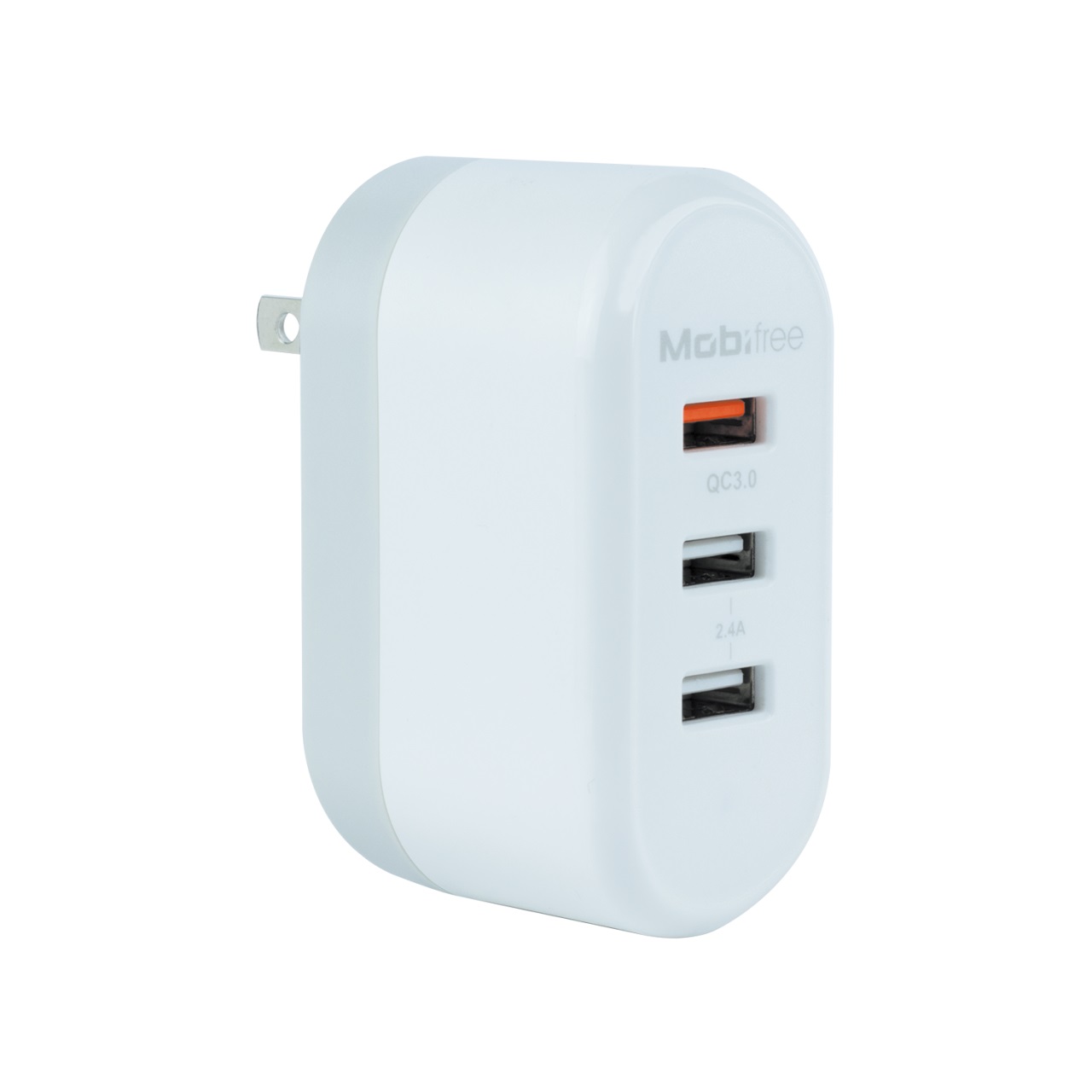 Cargador Mobifree Cargador de pared 3 puertos USB MB-923378 Corriente alterna, USB