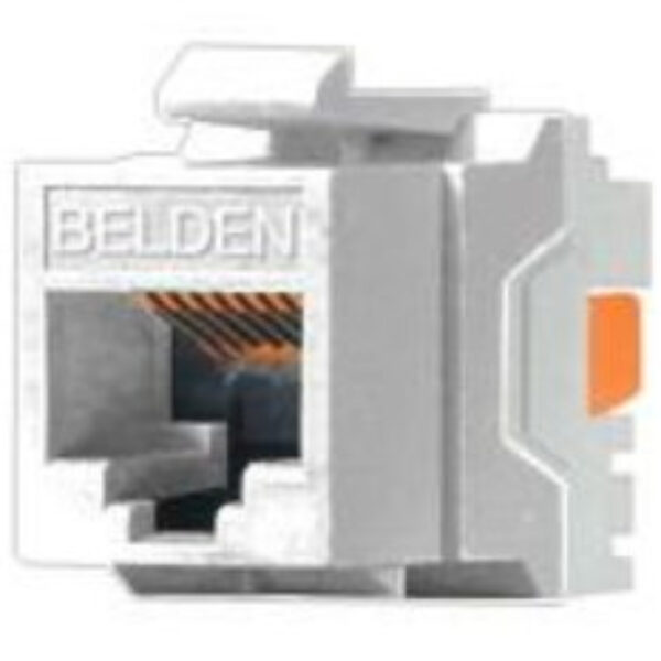 Conector Jack RJ45 CAT6 BELDEN AX101320 Blanco