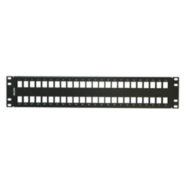Patch Panel Modular CAT6/6A 48 Espacios 2UR BELDEN AX103115 Negro