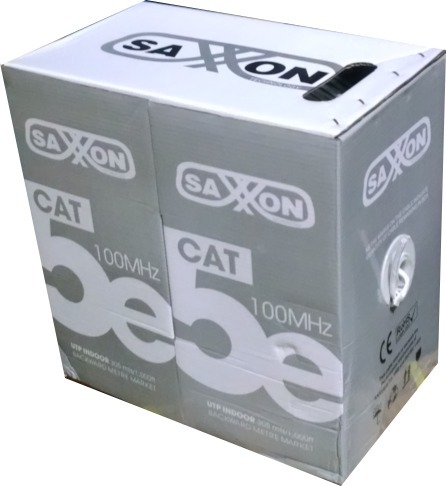bobina de cable SAXXON OUTP5ECCA305BC Blanco