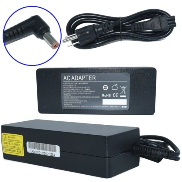 Adaptador de Corriente para Laptop GENERICO AC-LENOVO-CAFE Negro
