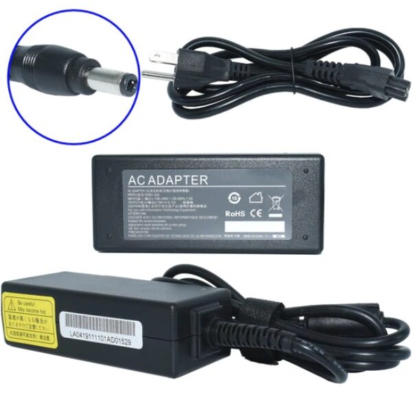 Adaptador de Corriente para Laptop GENERICO AC-TOSHIBA-MINI Negro