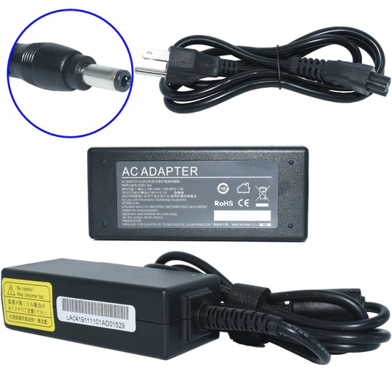 Adaptador de Corriente para Laptop GENERICO AC-TOSHIBA-MINI Negro