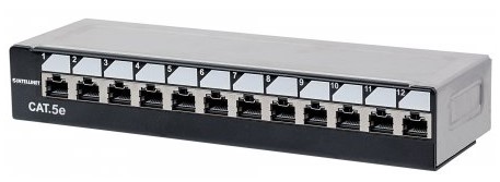 Panel de Parcheo INTELLINET 720618 Negro