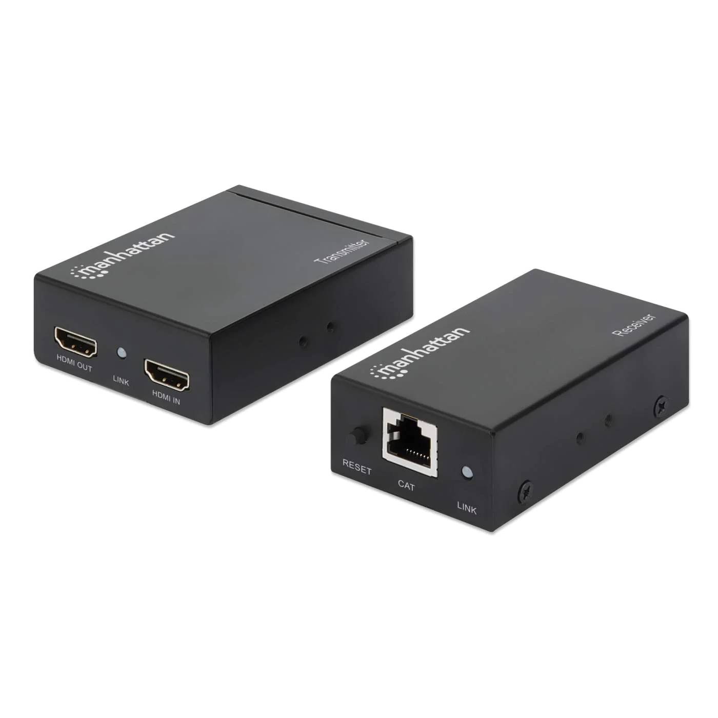 Extensor HDMI MANHATTAN 207461 Negro