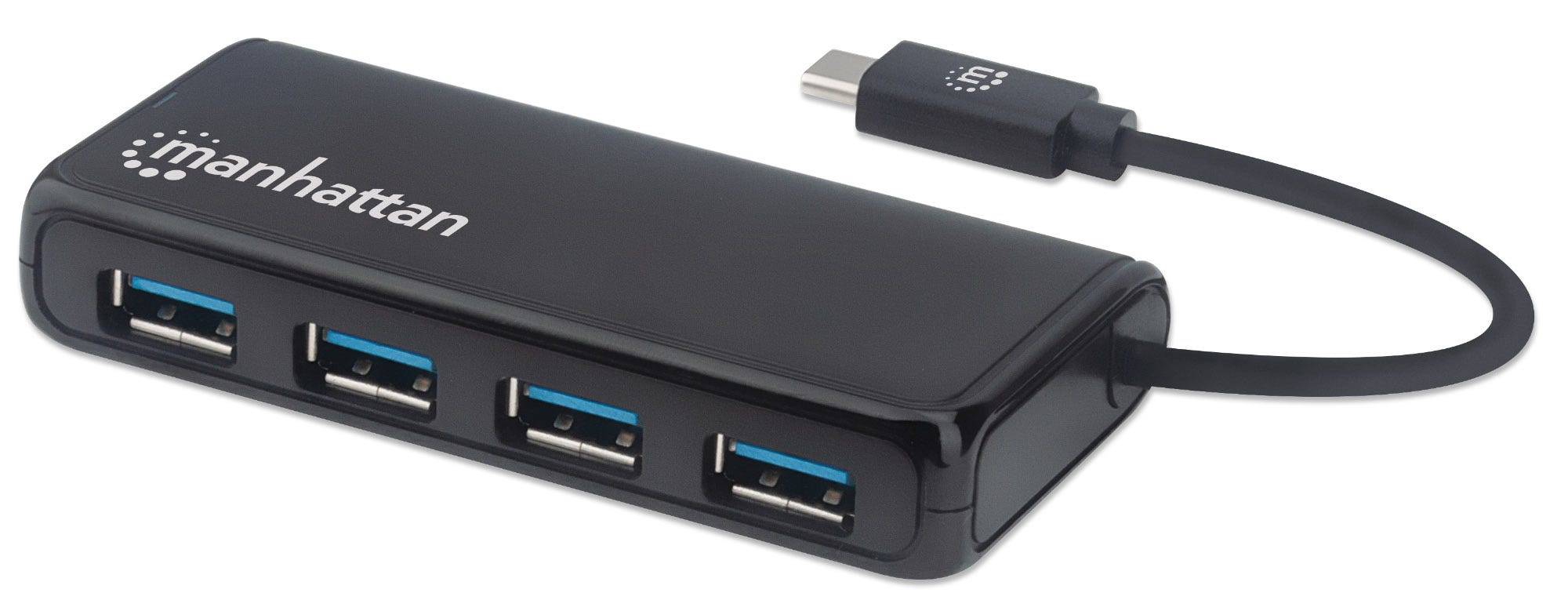Conector Múltiple de 4 Puertos para USB MANHATTAN 164924 4 puertos