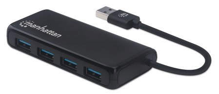 Conector Múltiple de 4 Puertos para USB MANHATTAN 164900 4 puertos