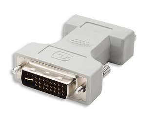 Adaptador DVI a VGA MANHATTAN 328883 Gris