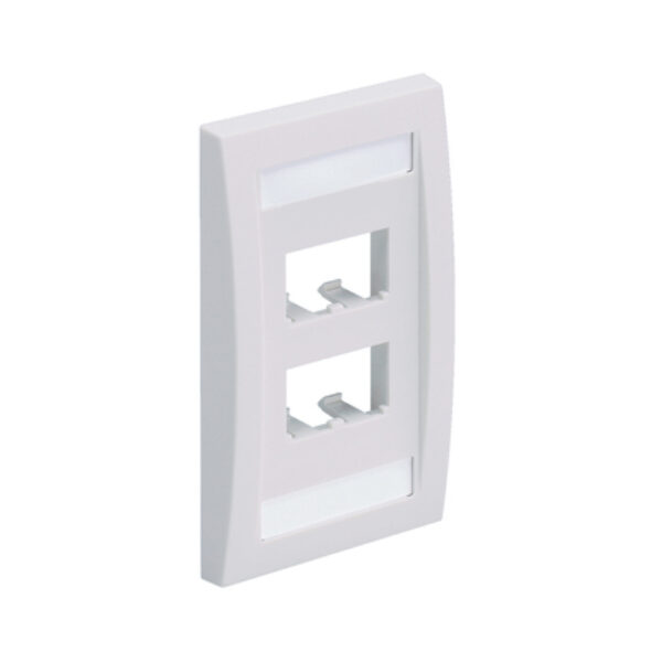 Placa Ejecutiva PANDUIT CFPE4WHY Color blanco