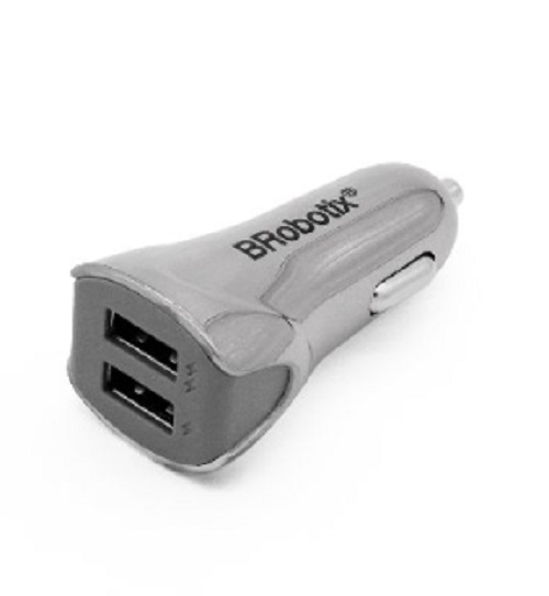 CARGADOR BROBOTIX 2 PTOS USB P/AUTO 963257 963257 Encendedor de cigarrillos