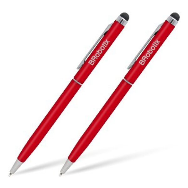 Pluma Stylus Tablet Duopk RJ BROBOTIX 6000427 Rojo