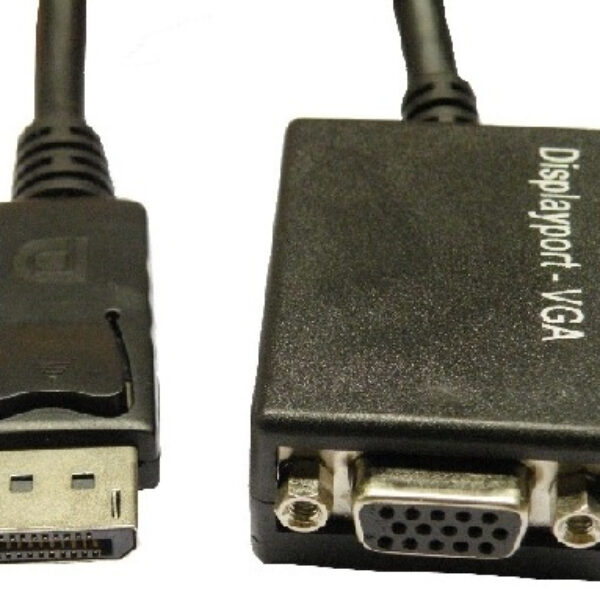Adaptador Displayport BROBOTIX 104529 Negro