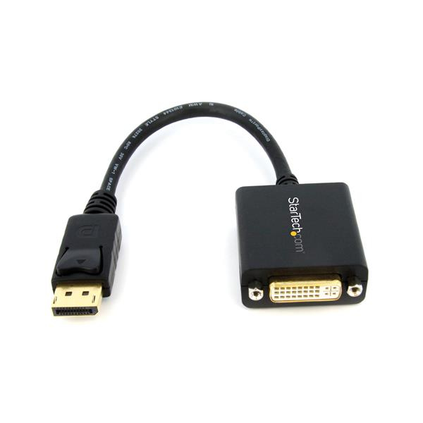 Convertidor DisplayPort a DVI StarTech.com DP2DVI2 Negro