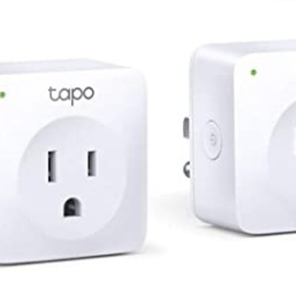 KIT Mini Enchufe Inteligente Wi-Fi TP-LINK TAPO P100(2-PACK) Blanco