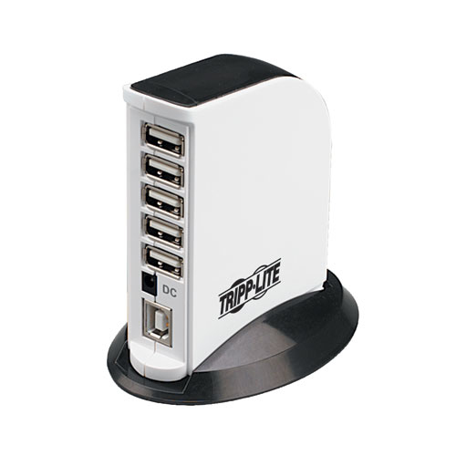 Hub USB TRIPP-LITE U222-007-R Negro, Color blanco