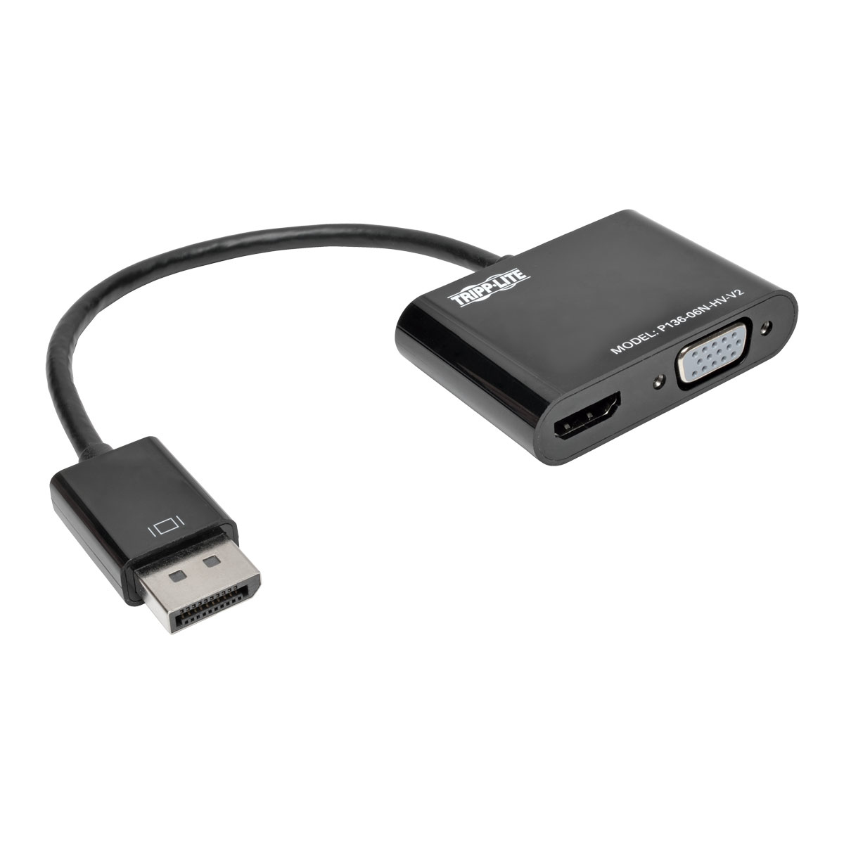 Adaptador DisplayPort TRIPP-LITE P136-06N-HV-V2 Negro