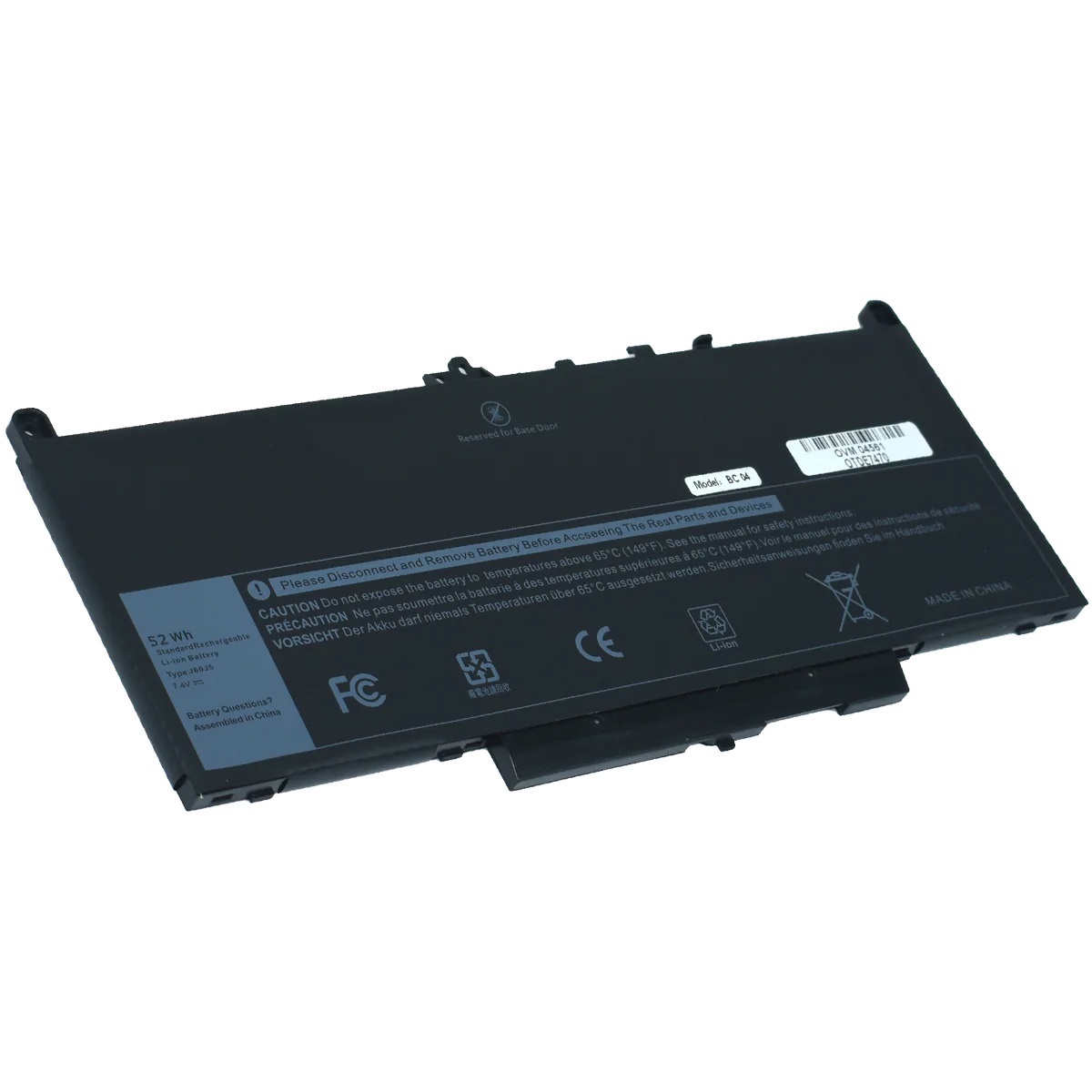Batería 4 Celdas OVALTECH OTDE7470 6800mAh