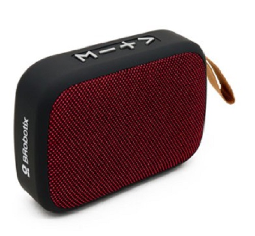 Bocina Bluetooth BROBOTIX 136476 Rojo