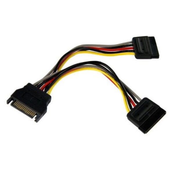 CABLE SATA P/CORRIENTE DOBLE A.6 BROBOTIX 180824 SATA