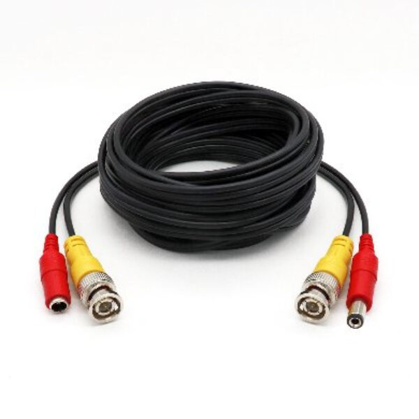CABLE DE VIDEO y ENERGIA 10 MTS BROBOTIX 764748 Negro