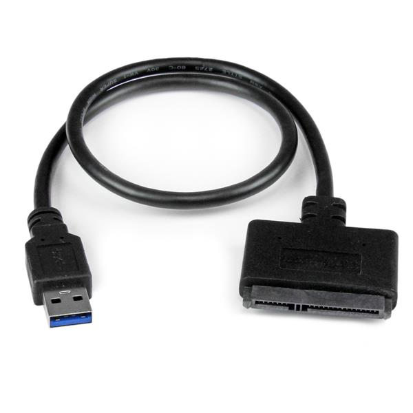 Cable Adaptador USB StarTech.com USB3S2SAT3CB Negro