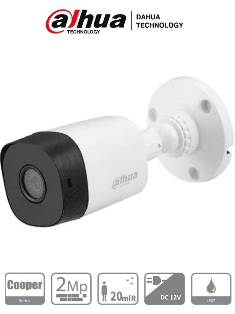 Cámara Bala Dahua Technology DH-HAC-B1A21N HAC-B1A21-28 Interior y exterior