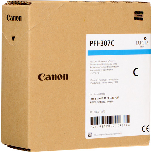 Tanque CANON PFI-307 C 9812B001AA Cian