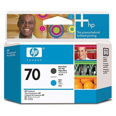 Cartucho HP Num 70 C9404A Negro, Cian