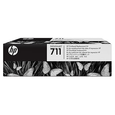 Cabezal HP 711 C1Q10A Negro, Cian, Magenta, Amarillo