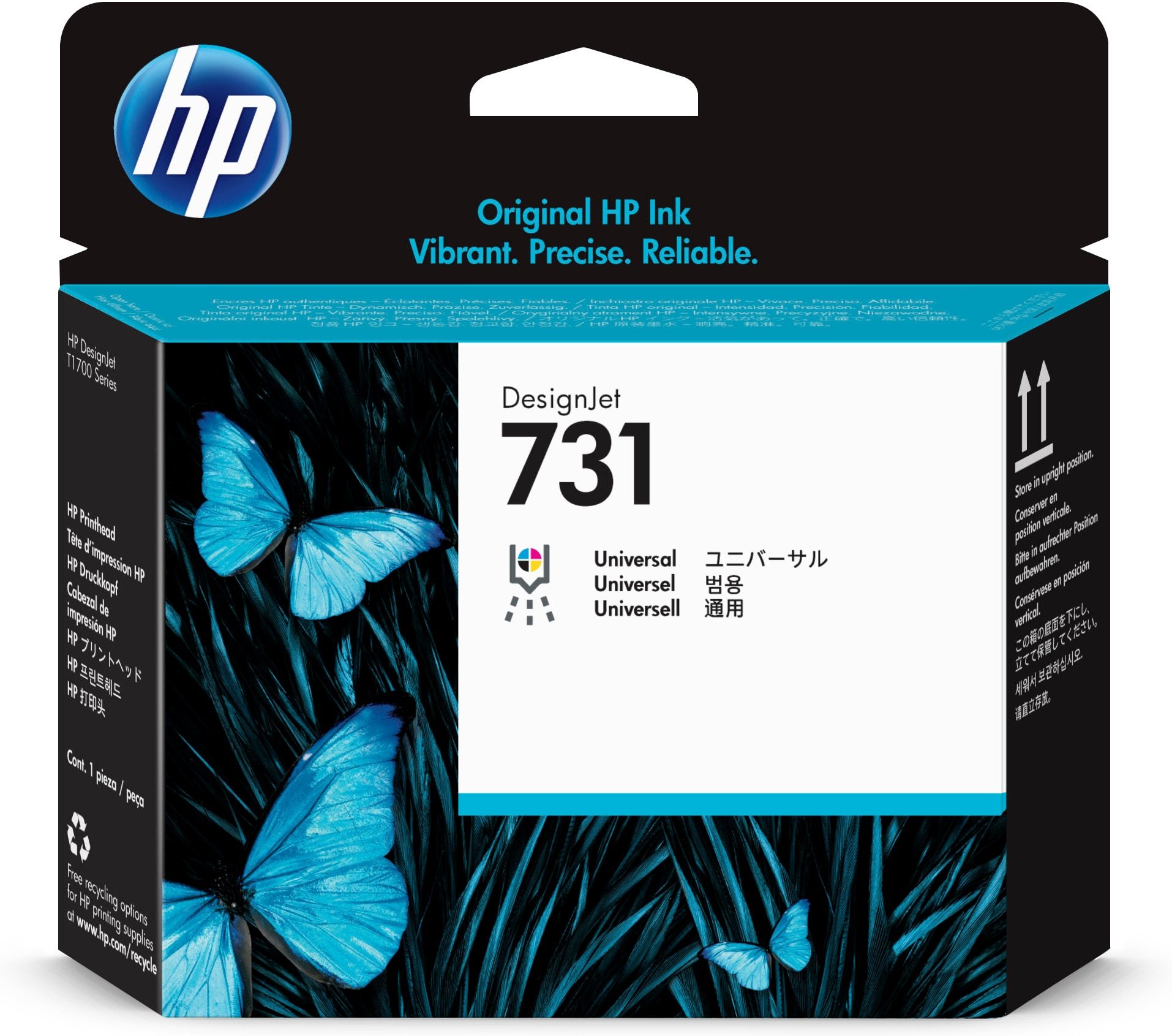 Cabezal HP 731 P2V27A Inyección de tinta