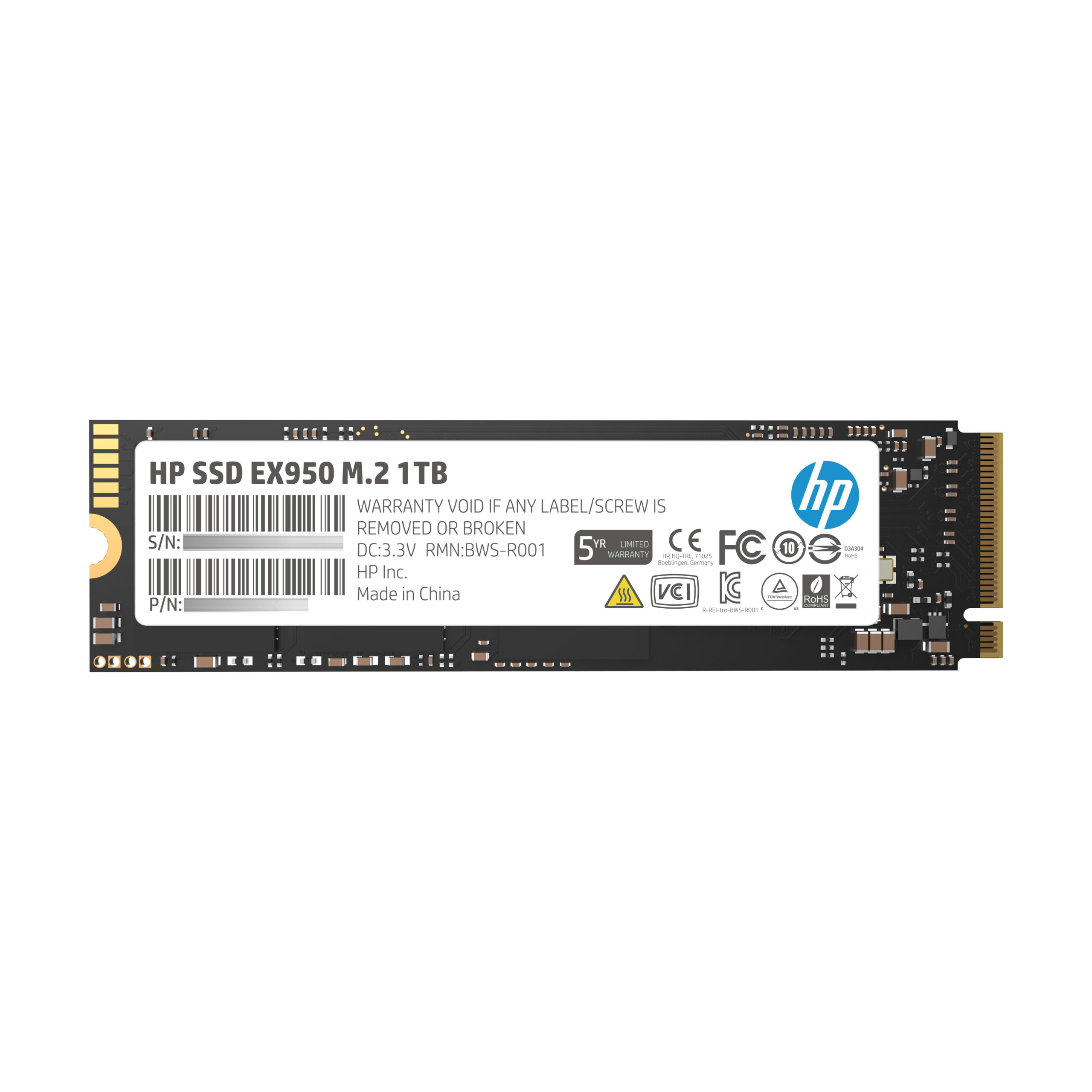 SSD HP EX950 5MS24AA#ABC 2 TB