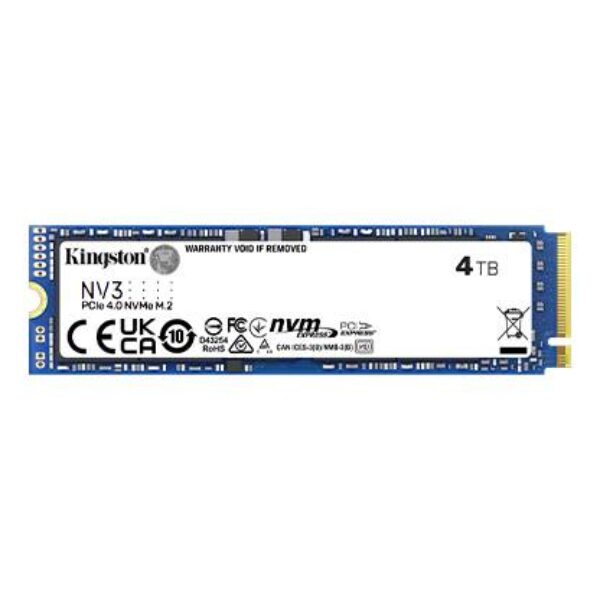 Unidad de estado sólido Kingston Technology NV3 SNV3S/4000G 4 TB