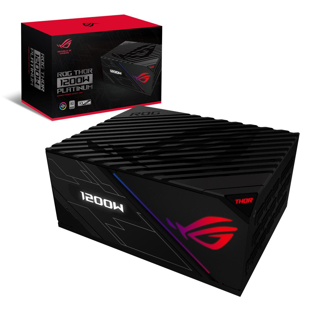 Fuente de Poder ASUS ROG-THOR-1200P Negro