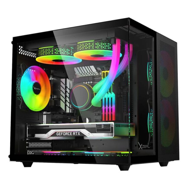 Gabinete Gaming Xzeal XZGAMC1B Negro