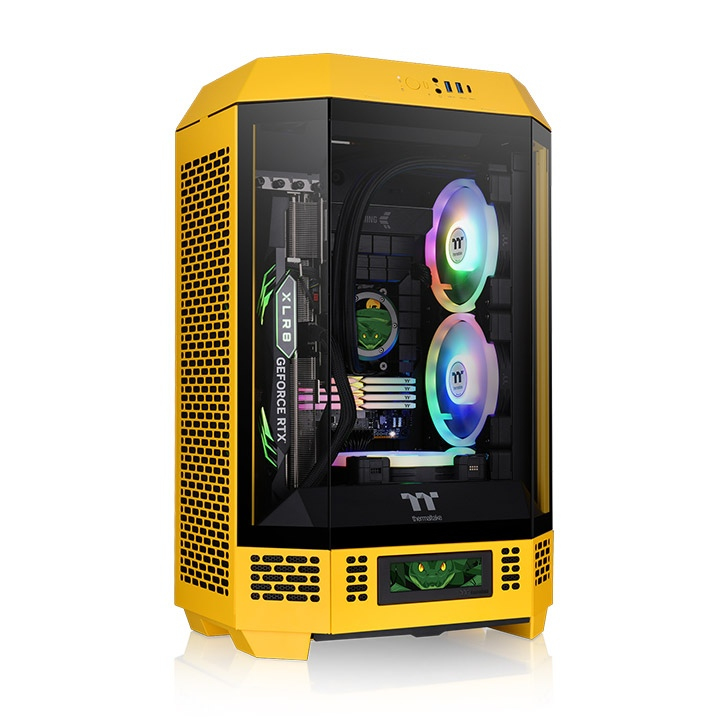 Gabinete THERMALTAKE CA-1Y4-00S4WN-00 Amarillo