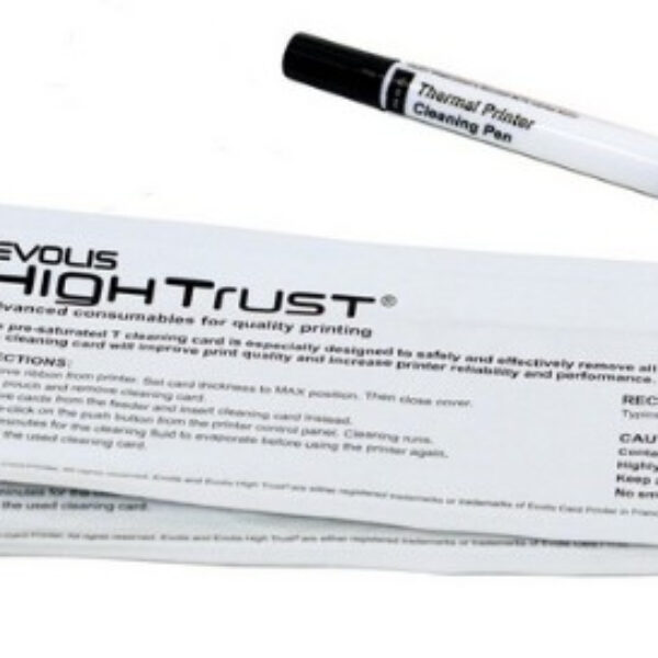 KIT DE LIMPIEZA REGULAR BADGY PARA IMPRESORA ACL008 Blanco