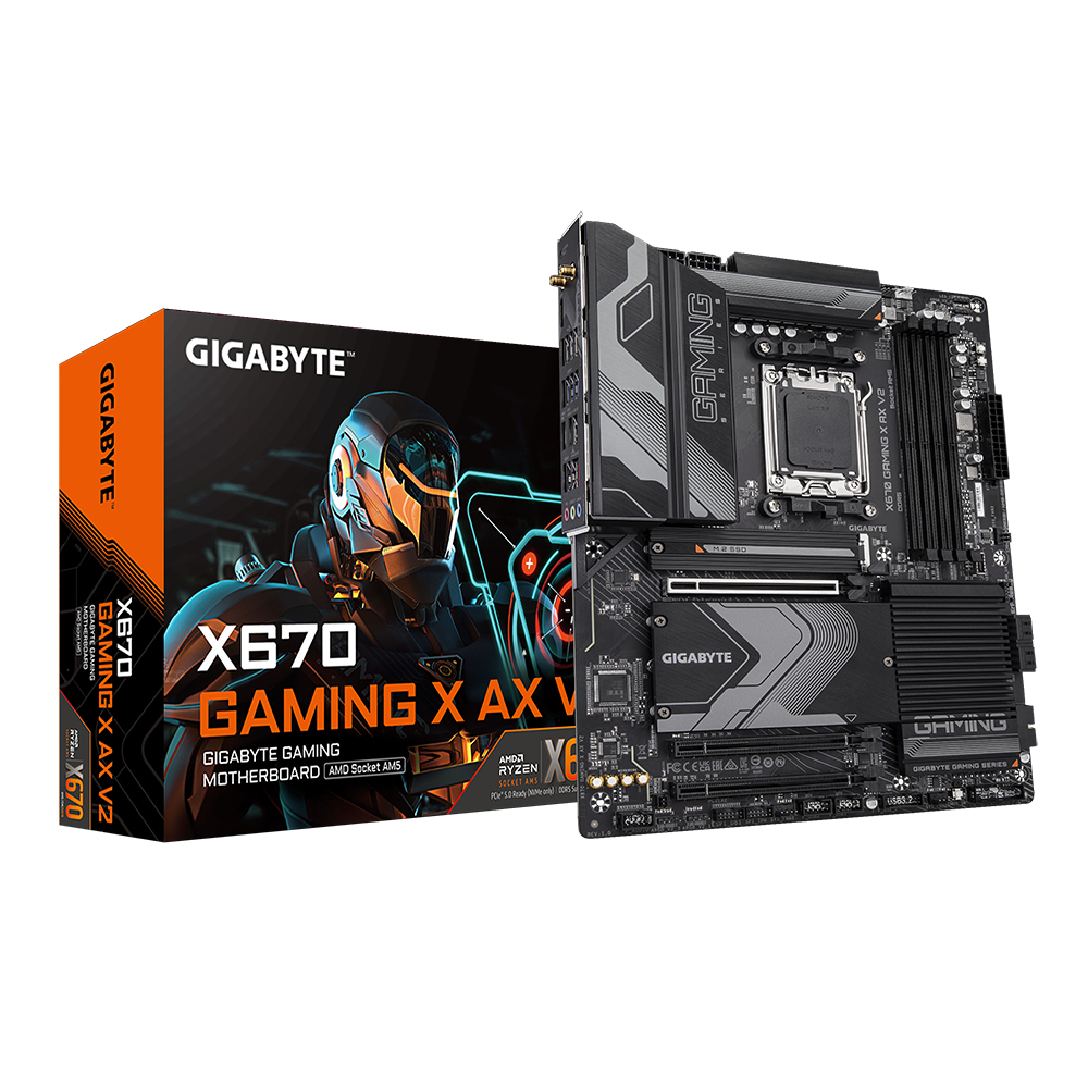 Motherboard GIGABYTE MB GIGABYTE X670 GAMING X AX V2 X670 GAMING X AX V2 AMD