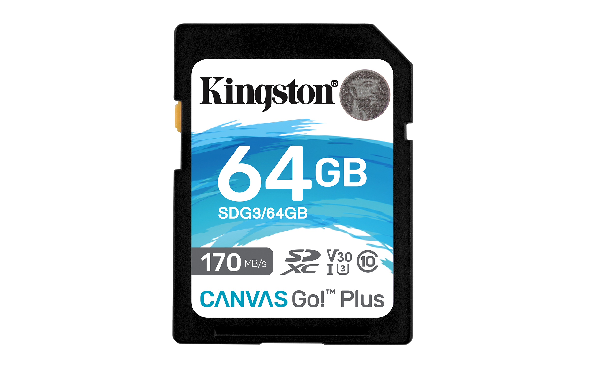 Memoria SD Kingston Technology CANVAS GO! PLUS SDG3/64GB 64 GB