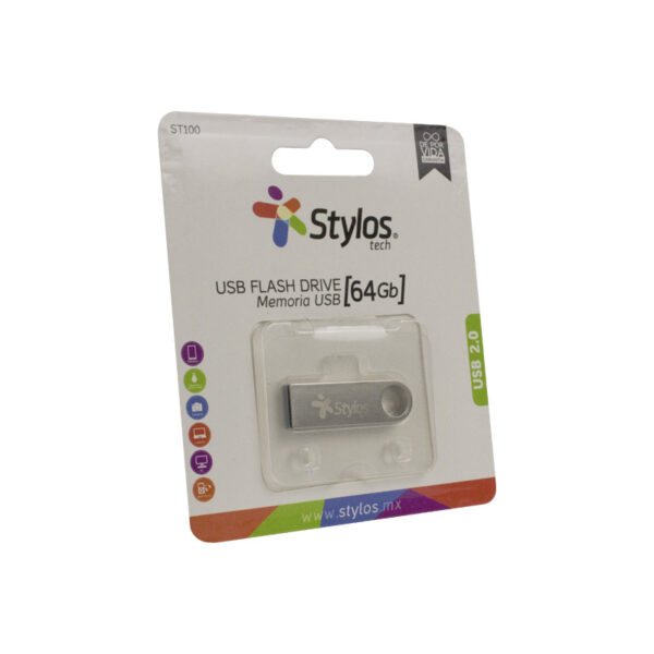 Memoria USB 64 GB Stylos STMUSB4B 64 GB