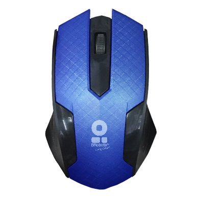 Mouse BROBOTIX BASICO ERGONOMICO USB AZUL 180419-1 Azul